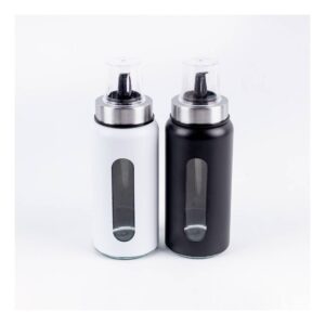 SET ACEITERO.VINAGRERO 250ML C.SOPORTE METALICO - VIDRIO - 1
