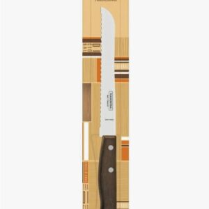 Cuchillo Tradicional Tramontina P/pan N7 Acero Mango Madera Color Marrón Oscuro