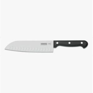 Cuchillo de Cocina Santoku Tramontina Ultracorte Acero Inoxidable Hoja 18 cm