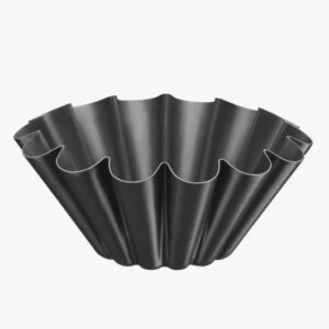 Molde Brioche Tramontina Flanera Teflon Antiadherente 22 Cm Color Negro