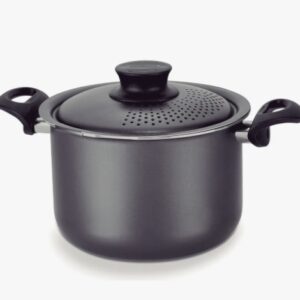 Olla Para Pasta Tramontina Aluminio Con Antiadherente 24 Cm Color Negro