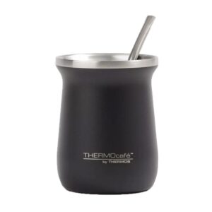MATE ACERO NEGRO THERMOS 260ml