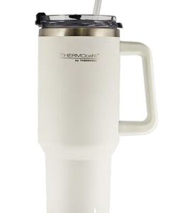 THERMOS TAZA VIAJE CON MANIJA BLANCO
