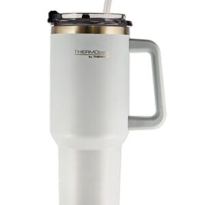 THERMOS TAZA VIAJE CON MANIJA CELESTE