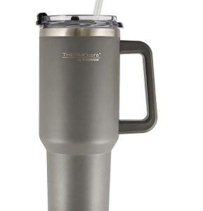 THERMOS TAZA VIAJE CON MANIJA GRIS