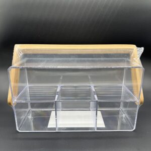 Caja acrilico 4 div c/m (BA2019)