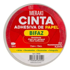 Cinta bifaz - 12mm x 10 mts (26550)