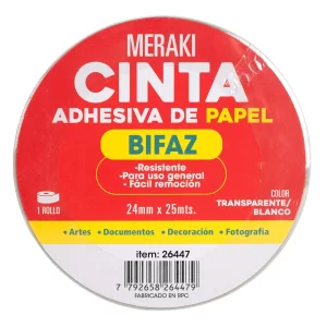 Cinta Bifaz -24mm x 25 mts (26447)