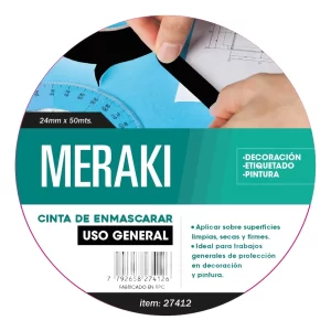 Cinta enmascarar 24mm x 50mts -(27402)