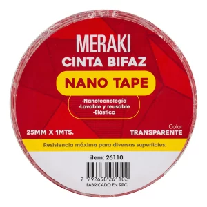 Cinta bifaz - 25mm x 1 mts (26110)