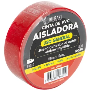 Cinta de Pvc aisladora - 19mm x 10mts (26602)