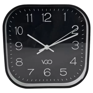 Reloj negro 19x19 cm (RL2011)
