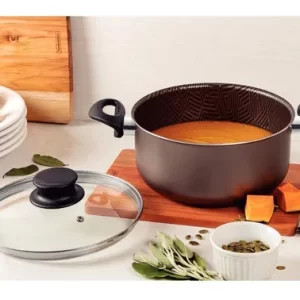 Cacerola 22 cm tapa vidrio Paris - Tramontina (28524/622)