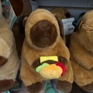 Peluche capibara c/alimento