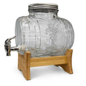 Dispenser de vidrio c/base 3L