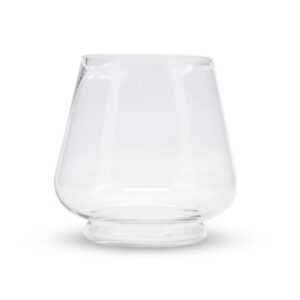 Florero vidrio panzon (4070)